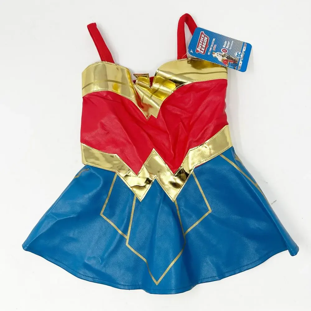NWT Petco Pet Dog Puppy DC Justice League Wonder Woman Halloween Costume Cosplay